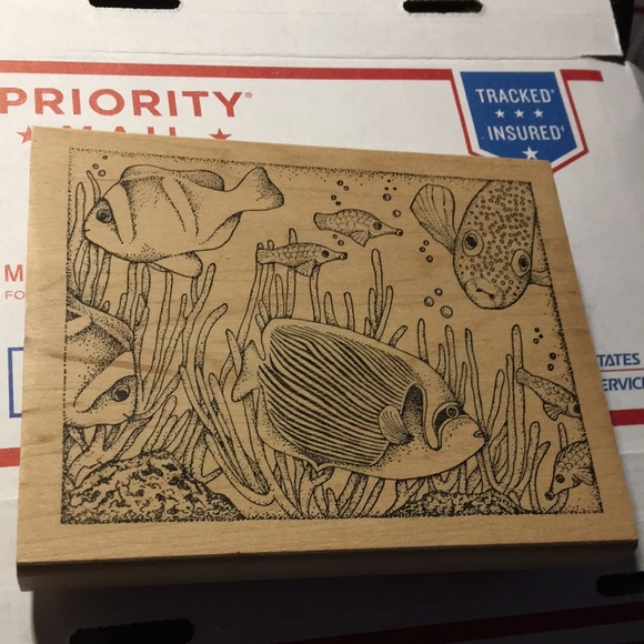 BNWT Peddlers Pack Seascape Stamp 5”x4”x1” - Picture 2 of 6